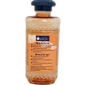 Lampe Berger Neutral Lamp oil Fragrance 10.14 fl oz. Partial 80% Odor Eliminate